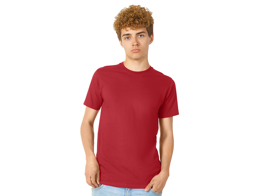 Футболка Super club мужская, брусничный, 2XL