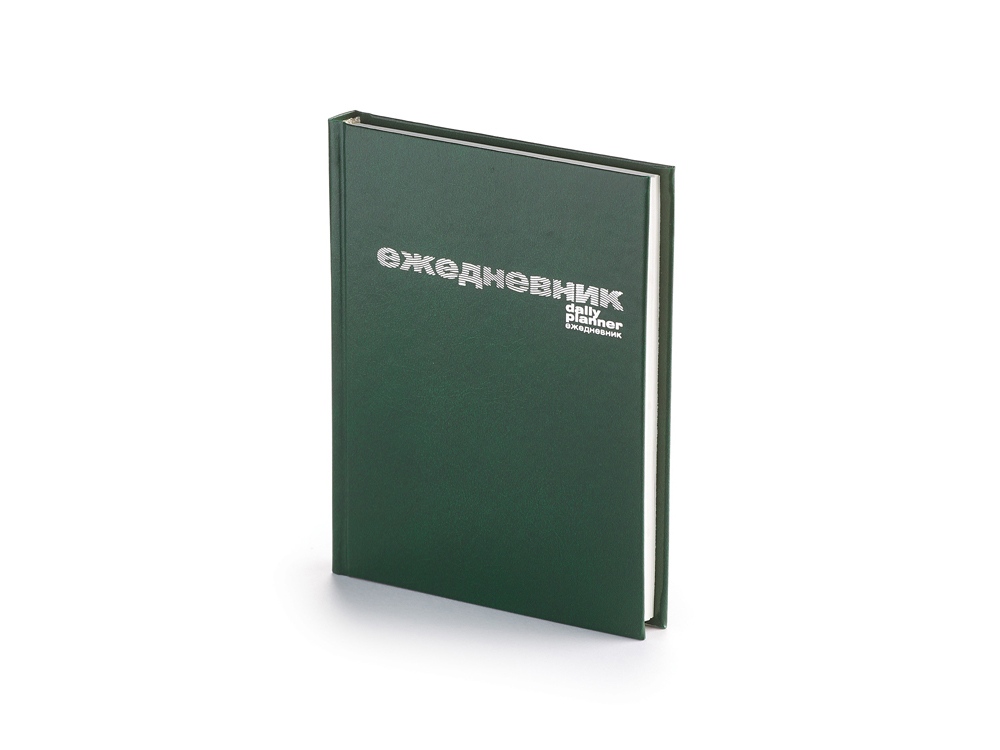 Ежедневник А6 недатированный Бумвинил, зеленый, A6