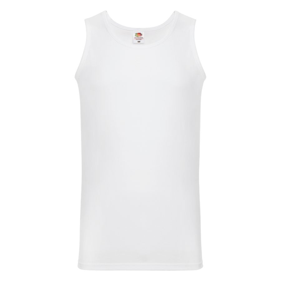 Майка мужская Athletic Vest, белый_M, 100% х/б, 160 г/м2