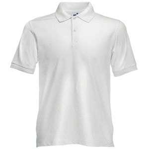 Поло Slim Fit Polo, белый_2XL, 97% х/б, 3% эластан, 210 г/м2