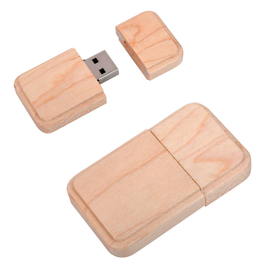 USB flash-карта Wood (8Гб),4,9х2,9х1,1см,дерево