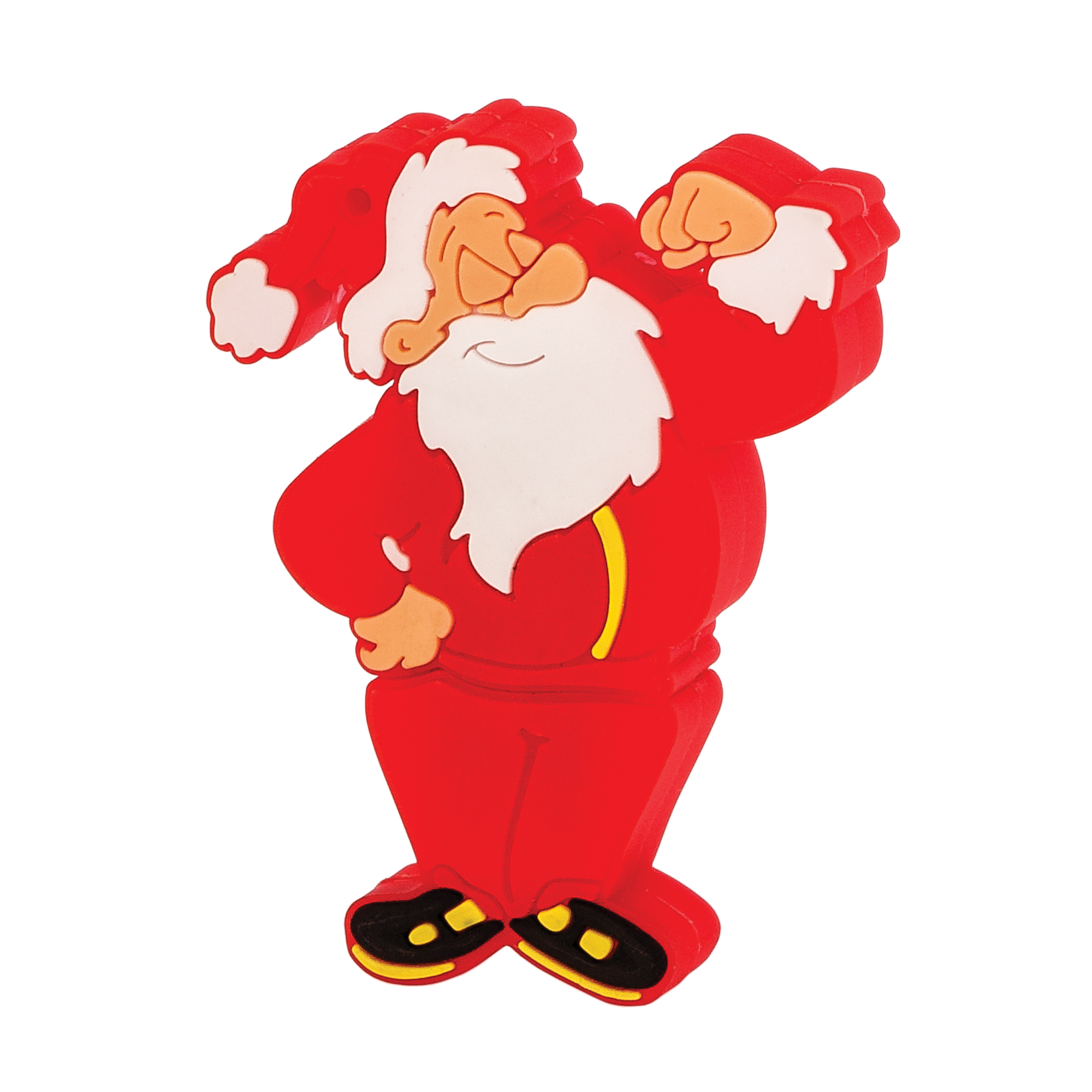 Флеш-карта Дед Мороз USB 8GB, красный с белым