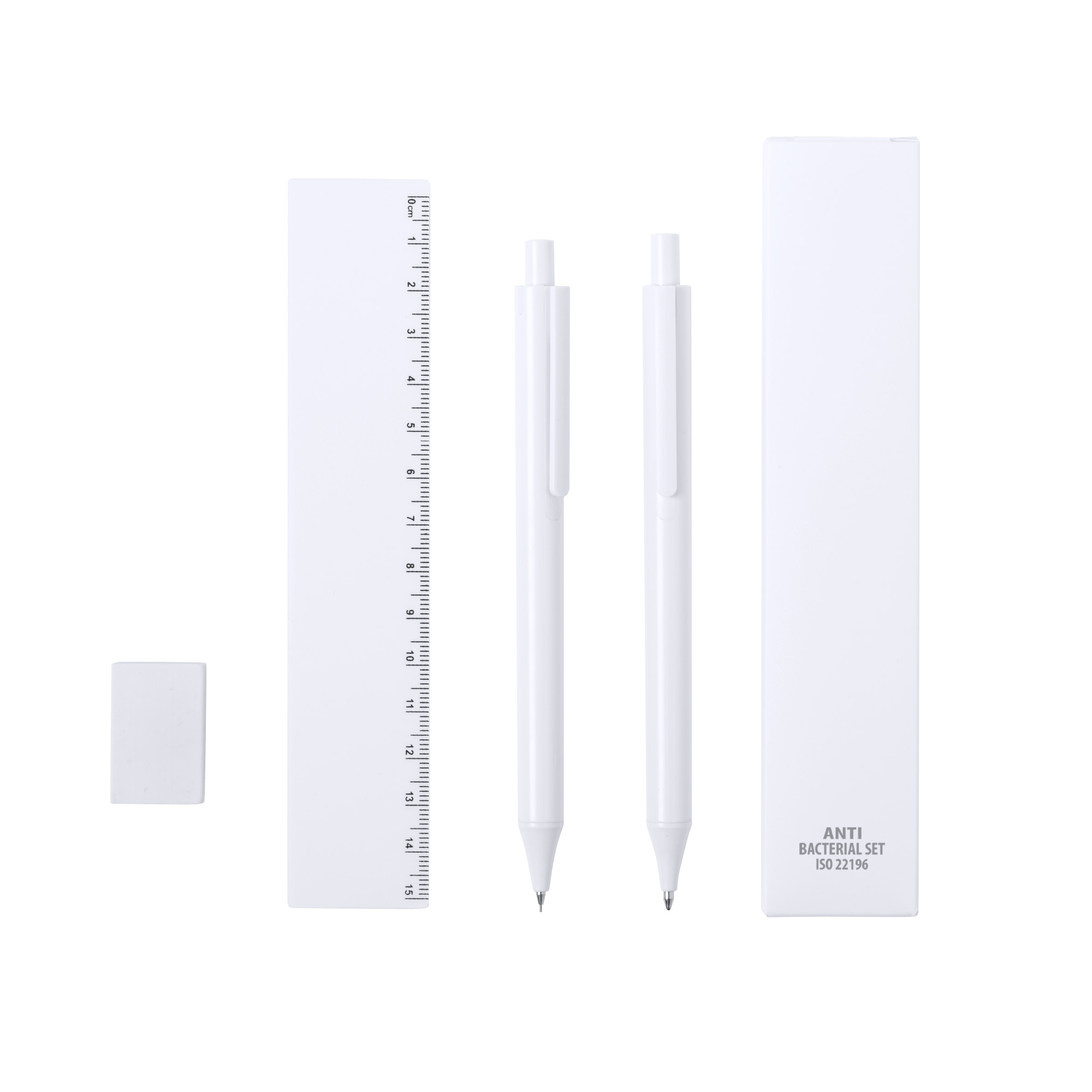 Набор Combo канцелярских принадлежностей с антибактериальной защитой , белый